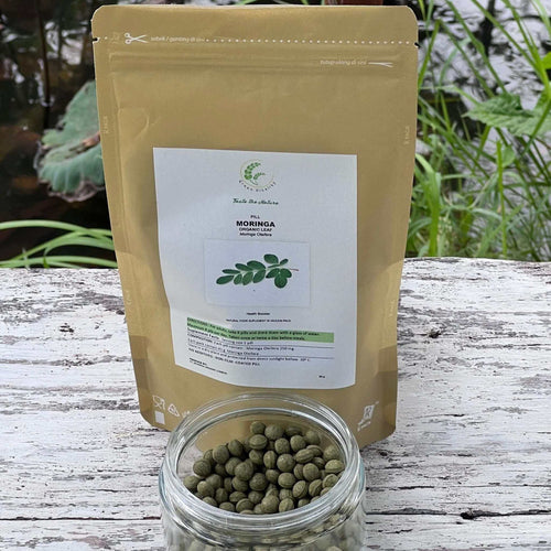 GREENVITALITY Moringa 45g eco-friendly superfood rich in nutrients and antioxidants.