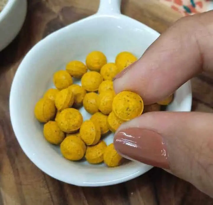 JAMU ORGANIC HERBAL supplements with turmeric and ginger, promoting well-being.