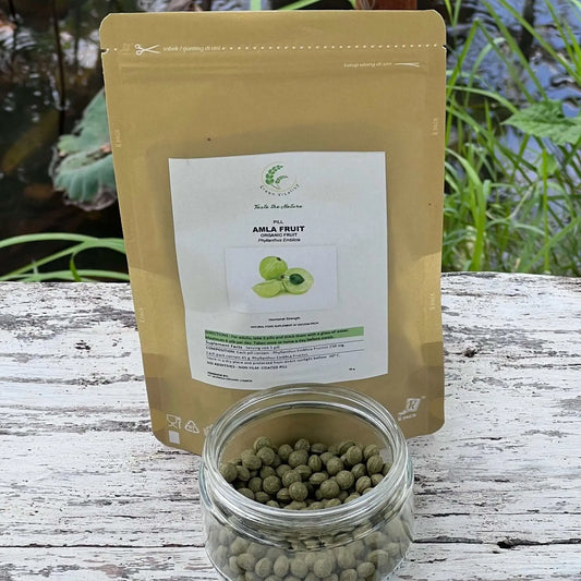 GREENVITALITY Amla Bio super-fruit balls rich in Vitamin C for immune boost, 45g.