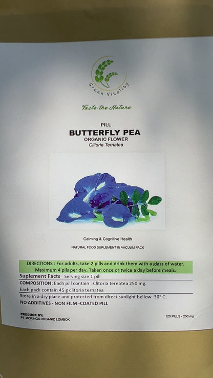 Fleur de Pois Papillon Bio – Boost antioxydant & clarté mentale