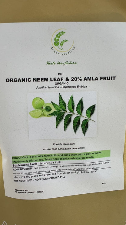 Neem Bio Pur – Feuilles Detox & Peau Claire